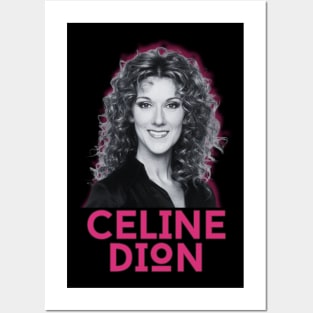 Celine dion retro style Posters and Art